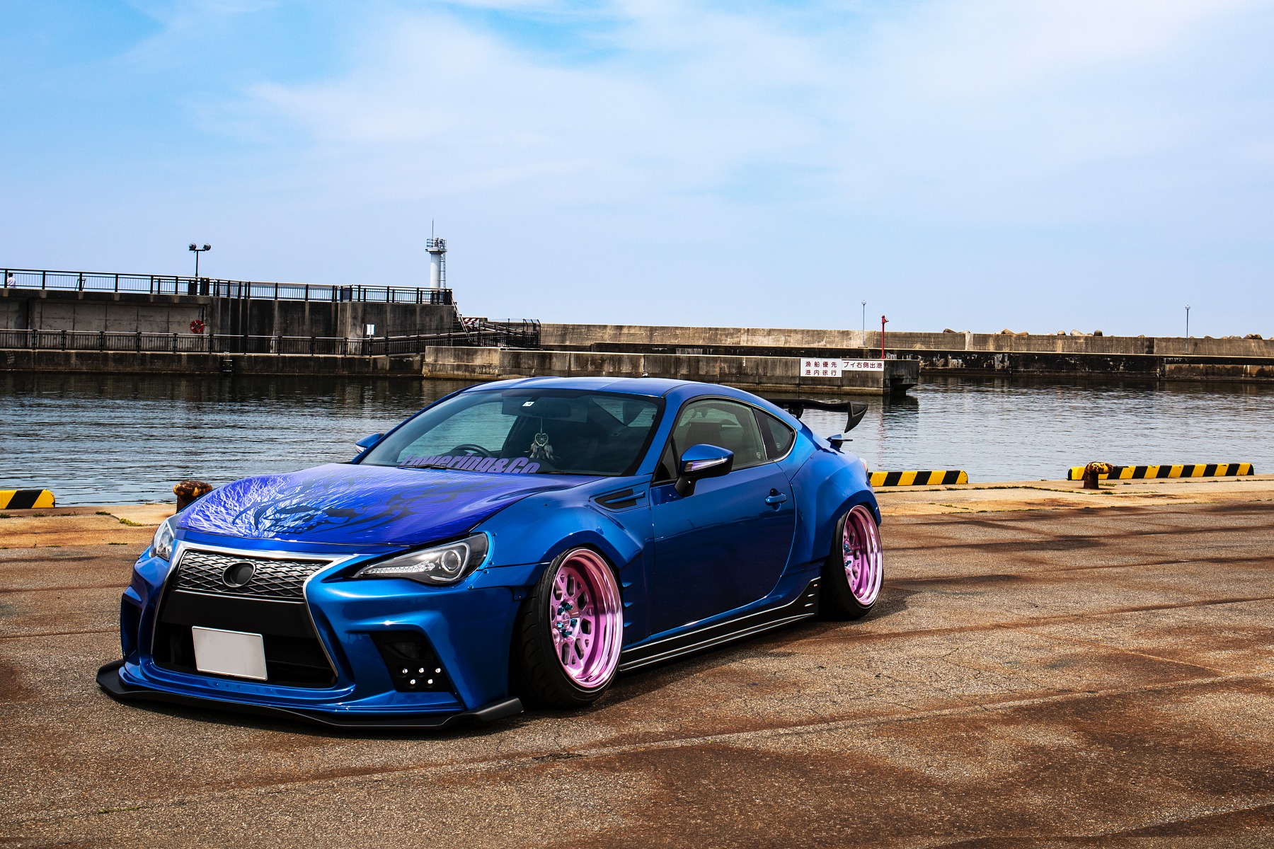 SUBARU BRZ airsuspension bagged airforcesuspension エアサス Hardline パイピング　カスタム