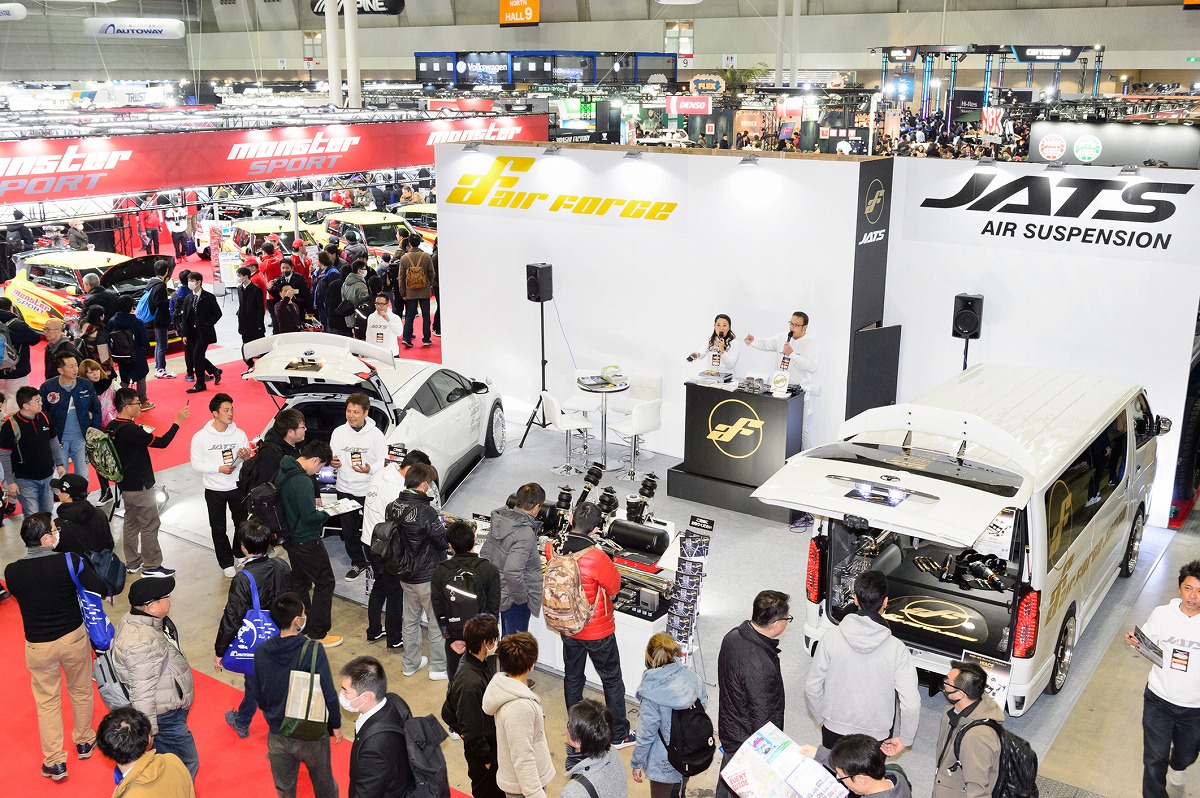 東京オートサロン2018　エアサスブース展示