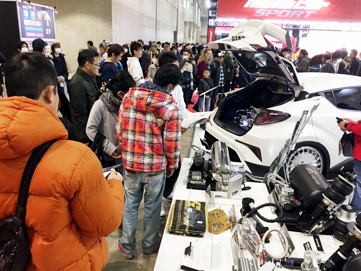 東京オートサロン2018　エアサスブース展示