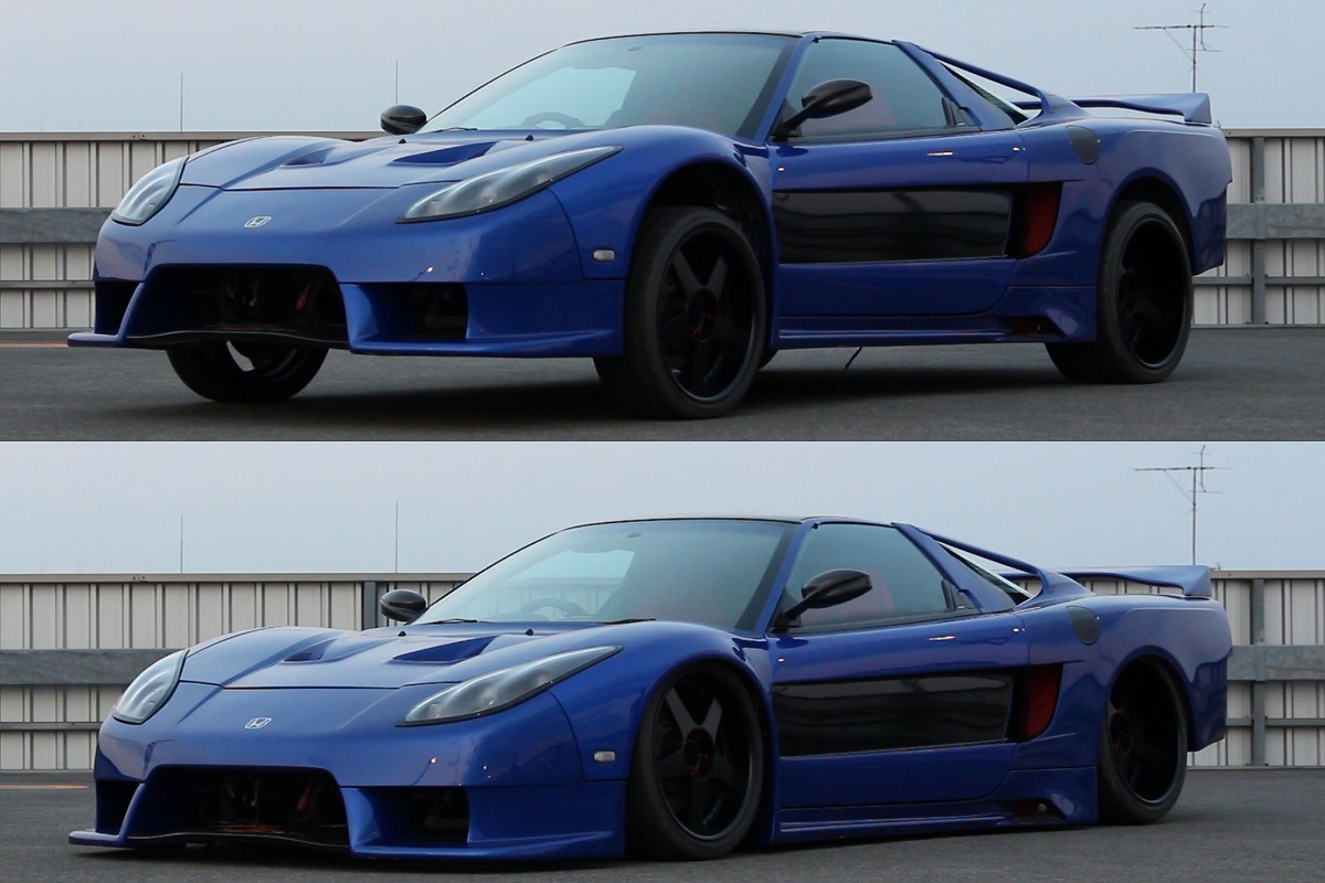 HONDA NSX VeilSide Fortune エアサス　ストローク