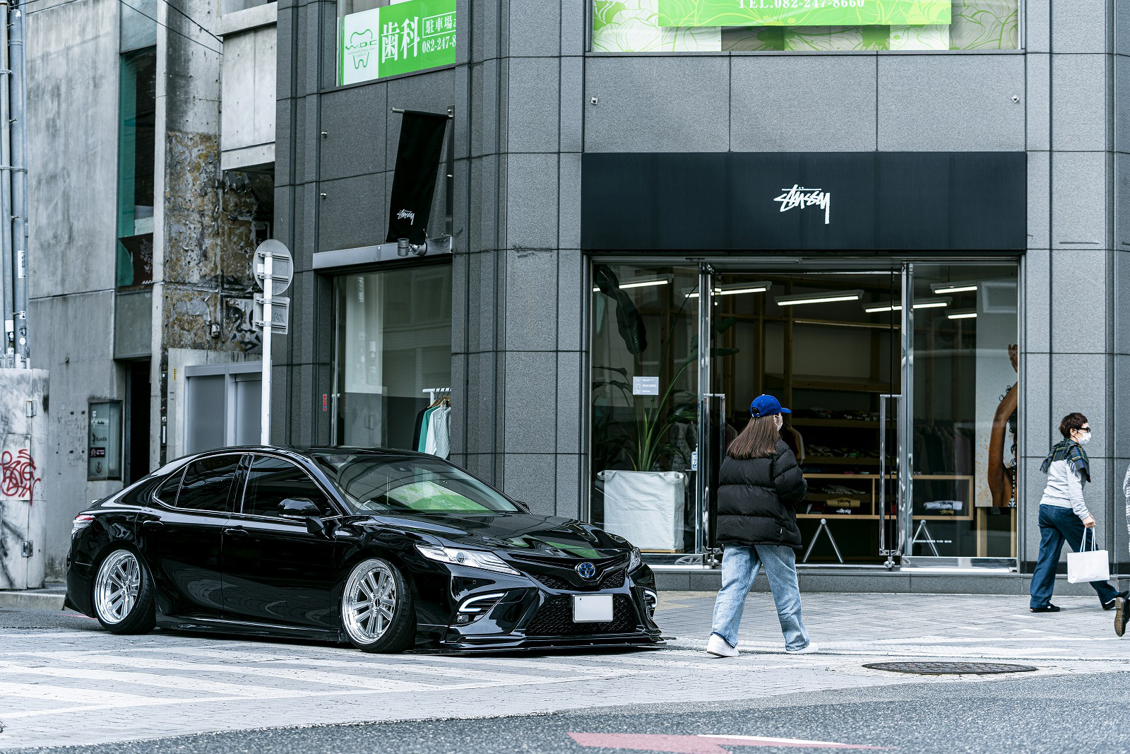 スタンスマガジン掲載 現行カムリ エアサス　Bagged CAMRY