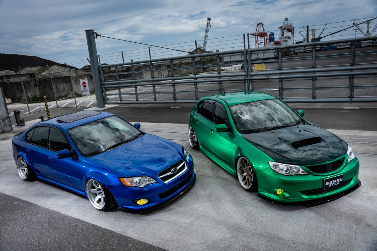 スバル　インプレッサ　エアサス　SUBARU IMPREZA GH2 BAGGED　