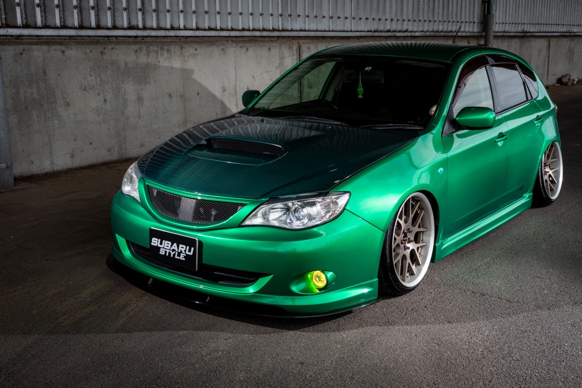 スバル　インプレッサ　エアサス　SUBARU IMPREZA GH2 BAGGED　