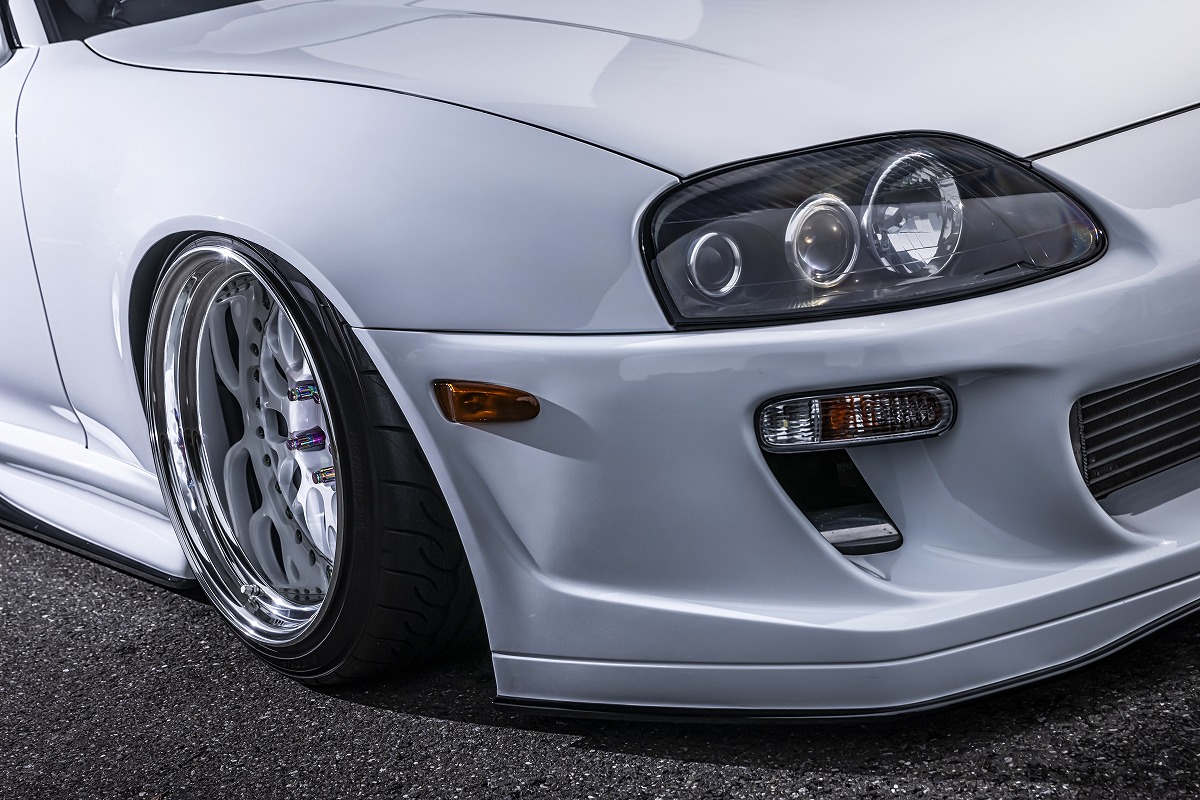 BAGGED TOYOTA SUPRA スープラ エアサス カスタムカー slammed