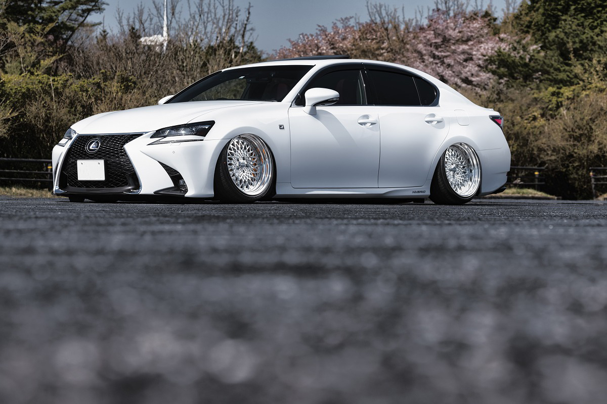 スタンスマガジン 掲載 エアサス レクサス LEXUS GS F-SPORTS BAGGED 