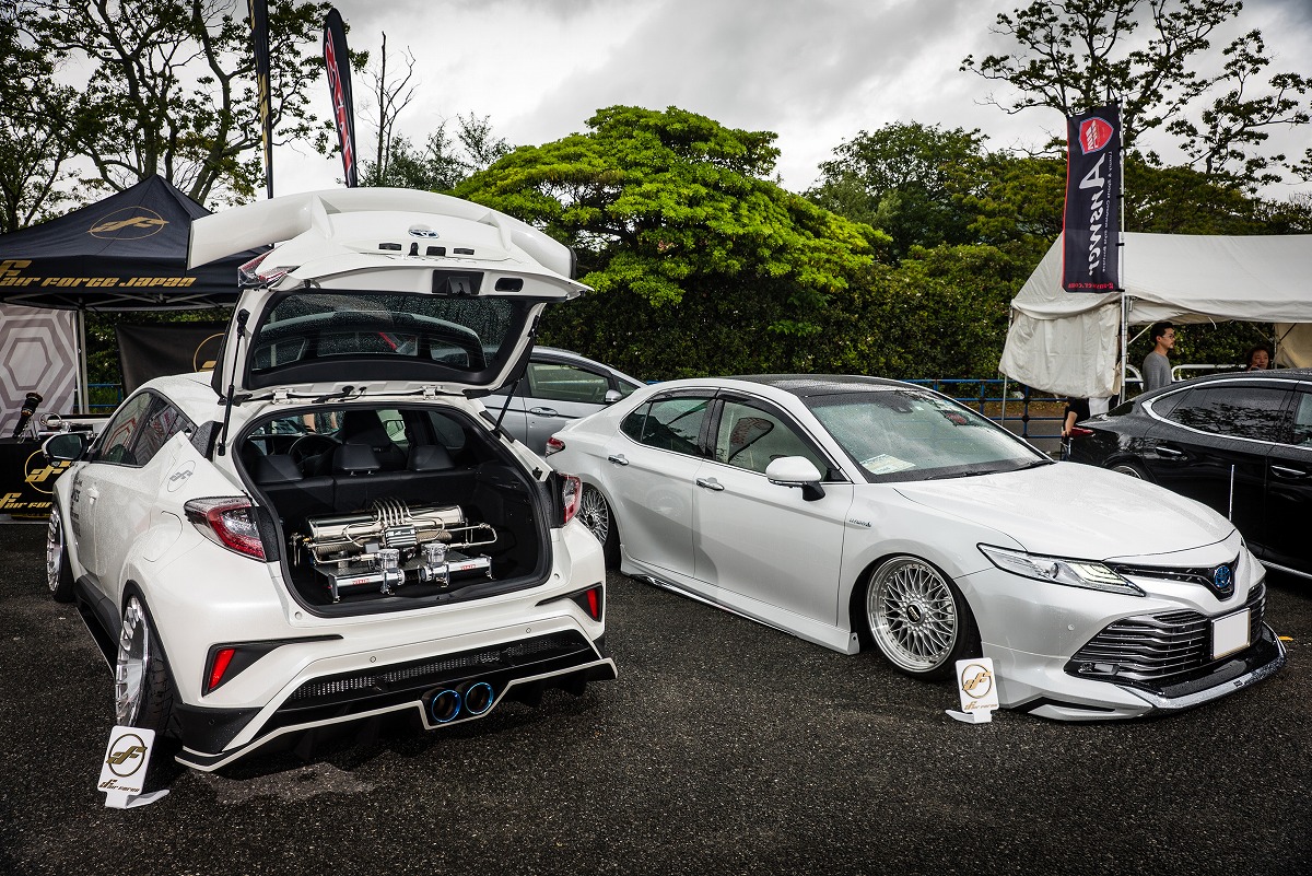 長崎スタンスネイション　STANCENATION 2018 エアフォース　エアサス装着　エントリー車　アワード受賞
