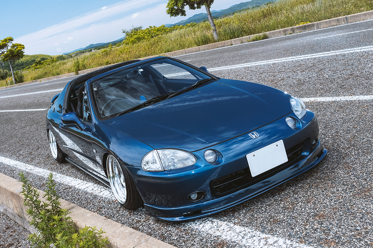 HONDA CR-X デルソル DELSOL エアサス　Bagged カスタム スタンス Stancenation 