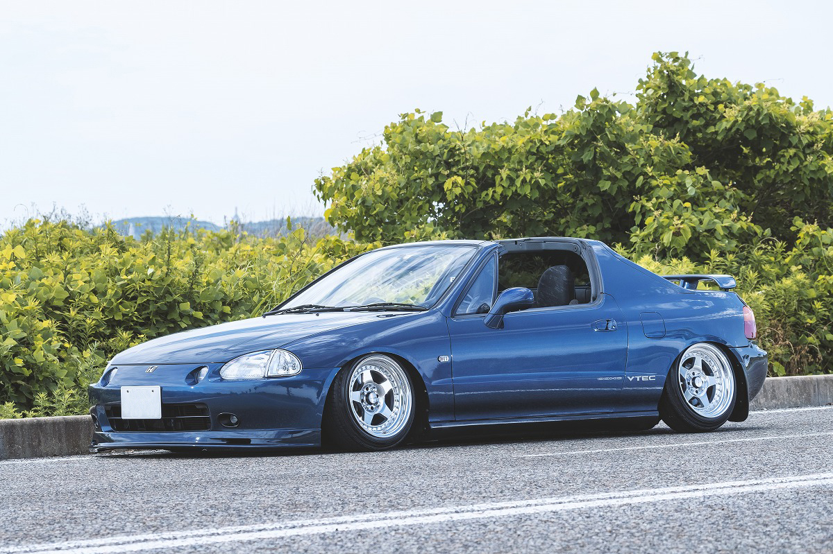 HONDA CR-X デルソル DELSOL エアサス　Bagged カスタム スタンス Stancenation 