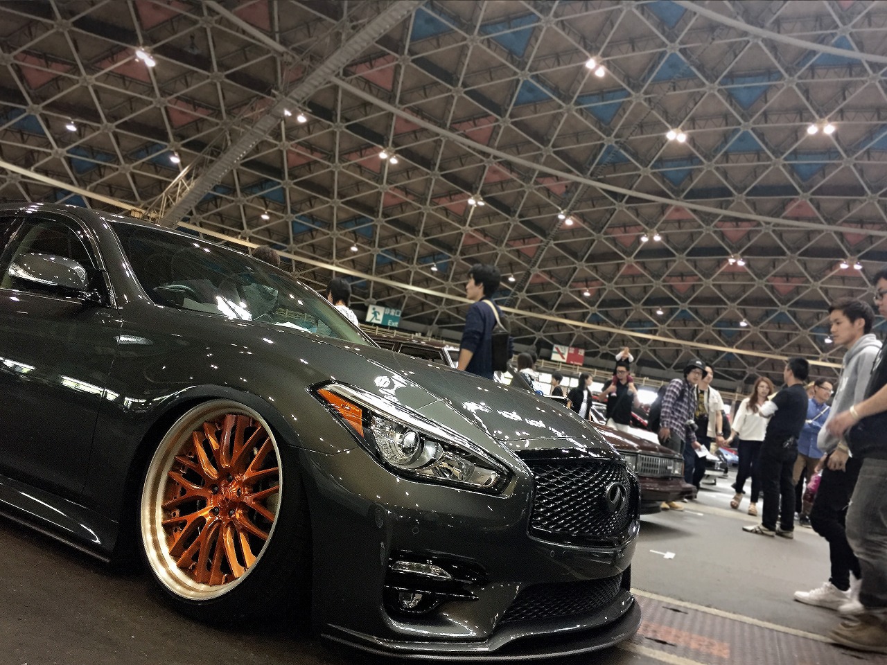 Wekfest usa 2017 japan 名古屋ポートメッセ　Air Force Suspension エアサスブース