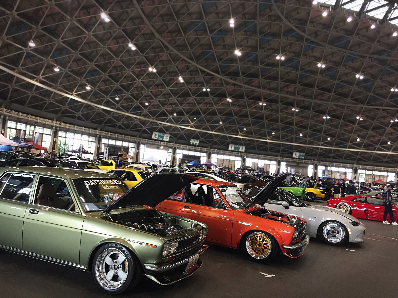 Wekfest usa 2017 japan 名古屋ポートメッセ　Air Force Suspension エアサスブース