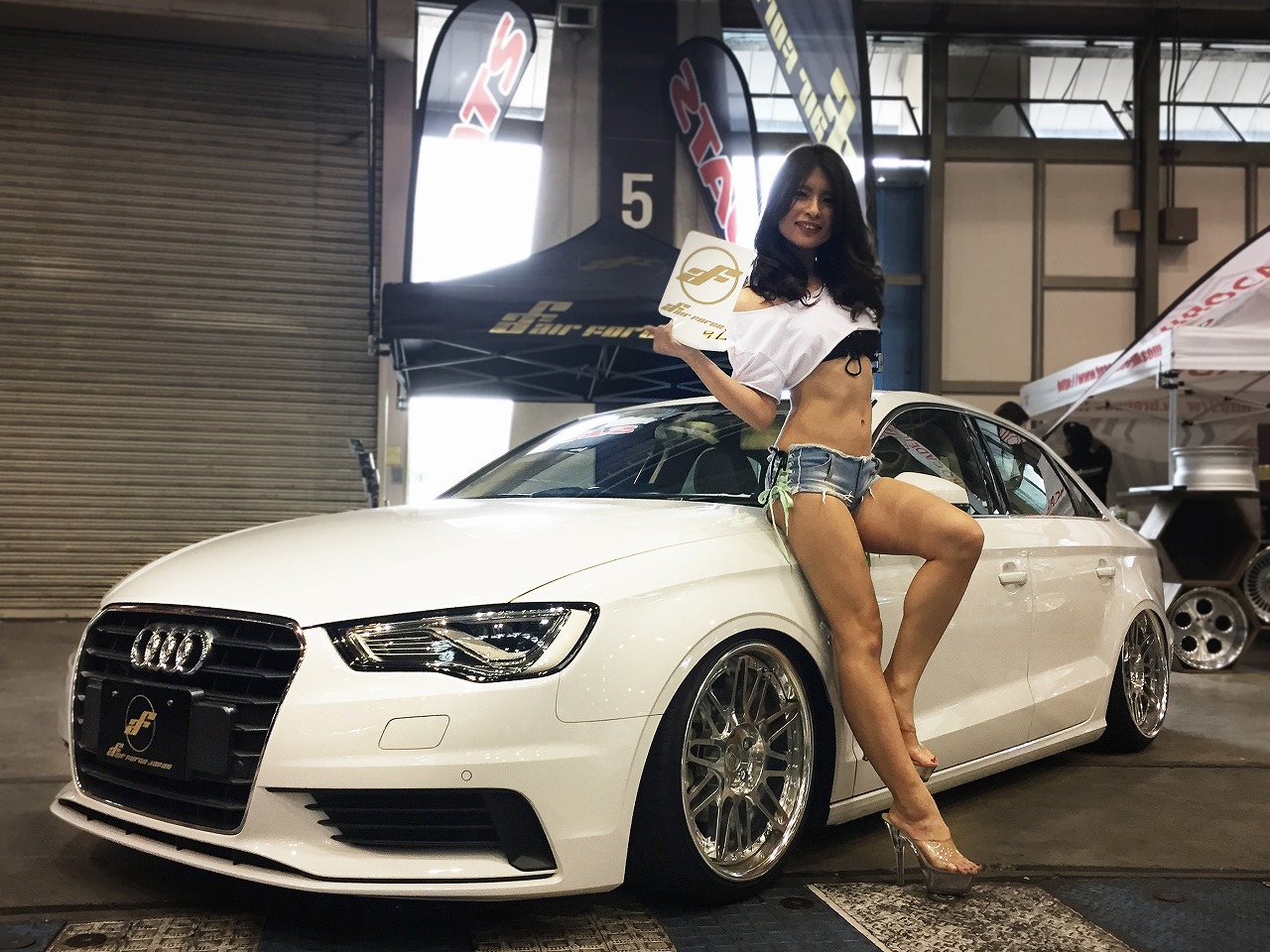 Wekfest usa 2017 japan 名古屋ポートメッセ　Air Force Suspension エアサスブース