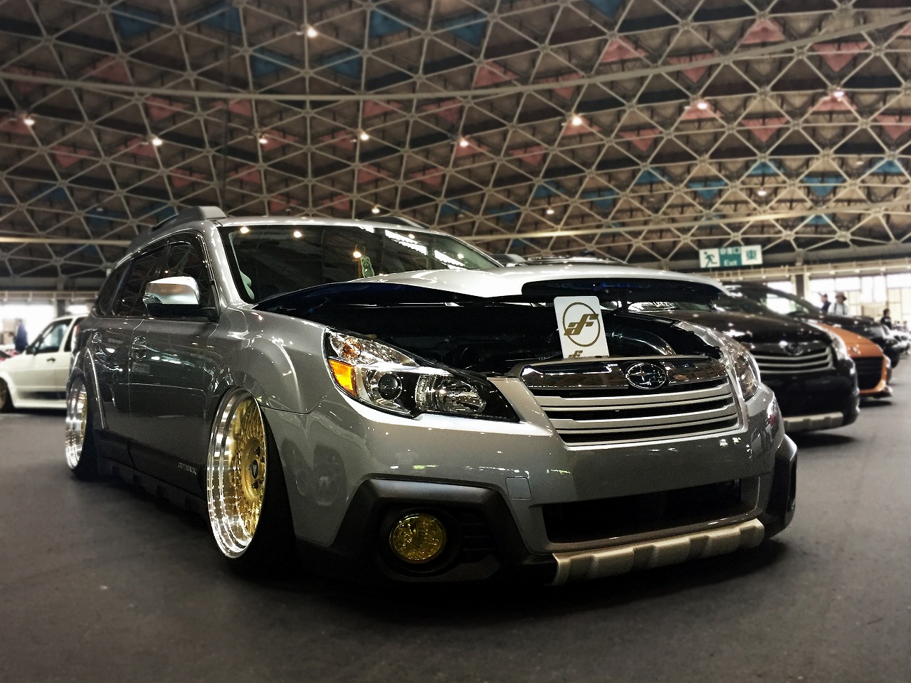 Wekfest usa 2017 japan 名古屋ポートメッセ　Air Force Suspension エアサスブース